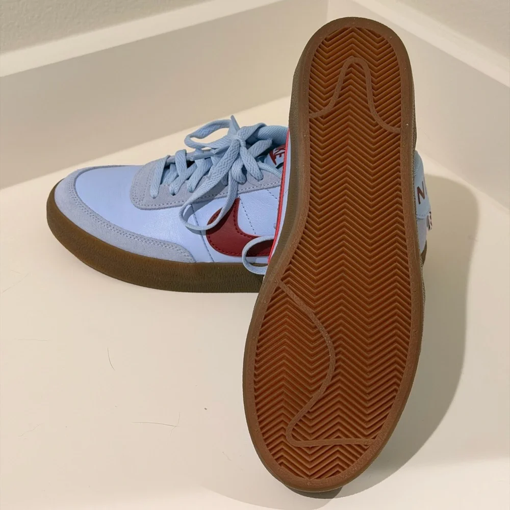 Nike Sky Blue and Maroon Killshot Sneakers